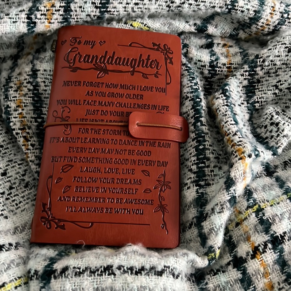 Small keepsake granddaughter journal and scrap keepsake. NWOT.